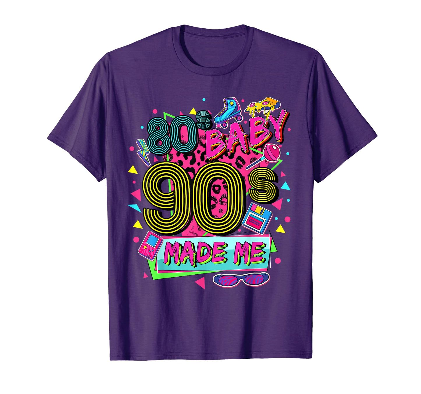 Vintage 1980s 80s Baby 1990s 90's Made Me Retro Nostalgia T-Shirt
