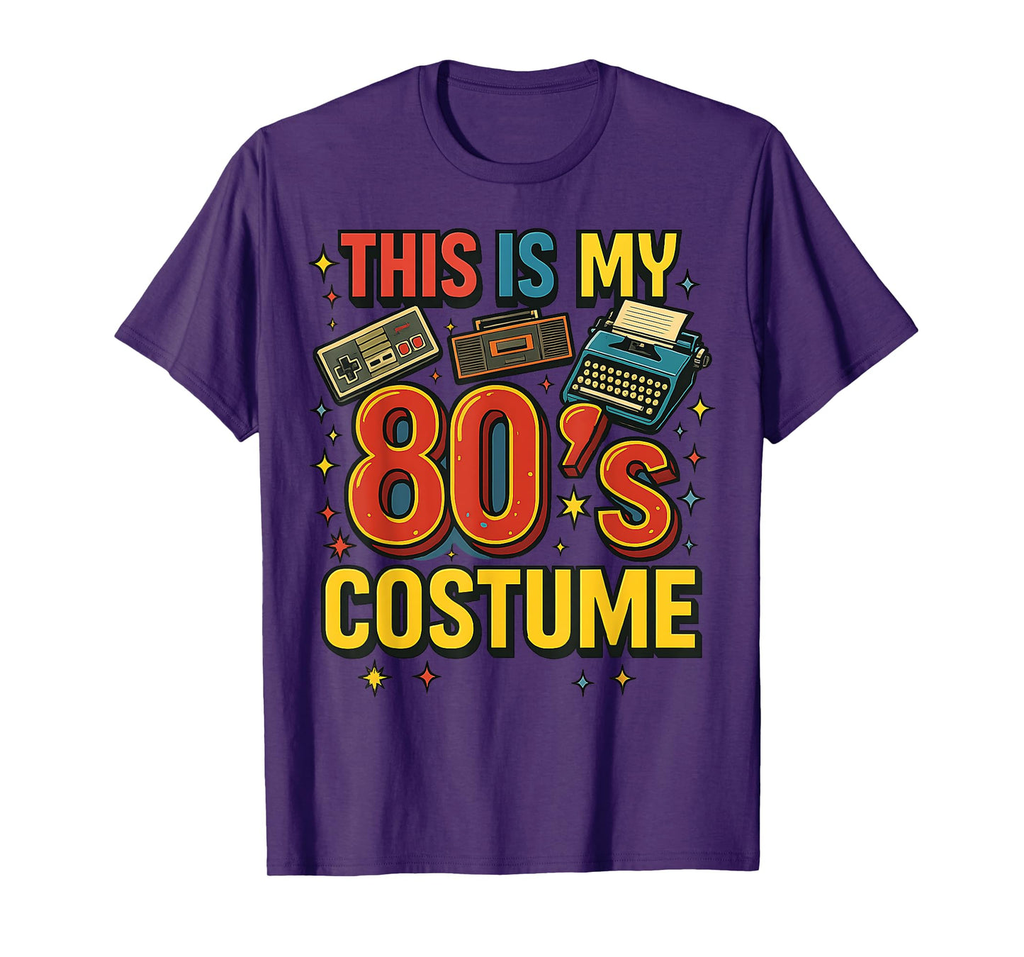 This Is My 80's Costume Throwback Party Design T-Shirt