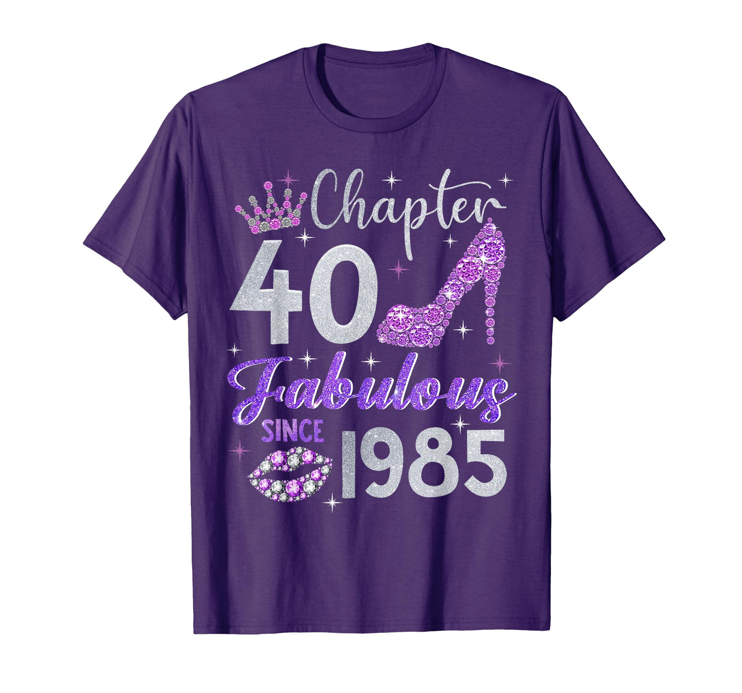 Chapter 40 Fabulous Since 1985 40th Birthday Women Girl T-Shirt
