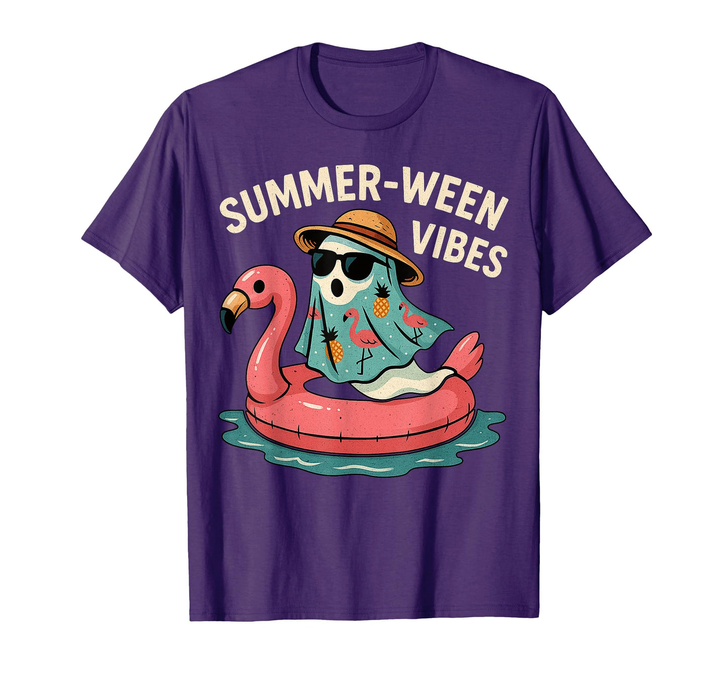 Halloween Summer Ween Funny Boo Float Costume T-Shirt