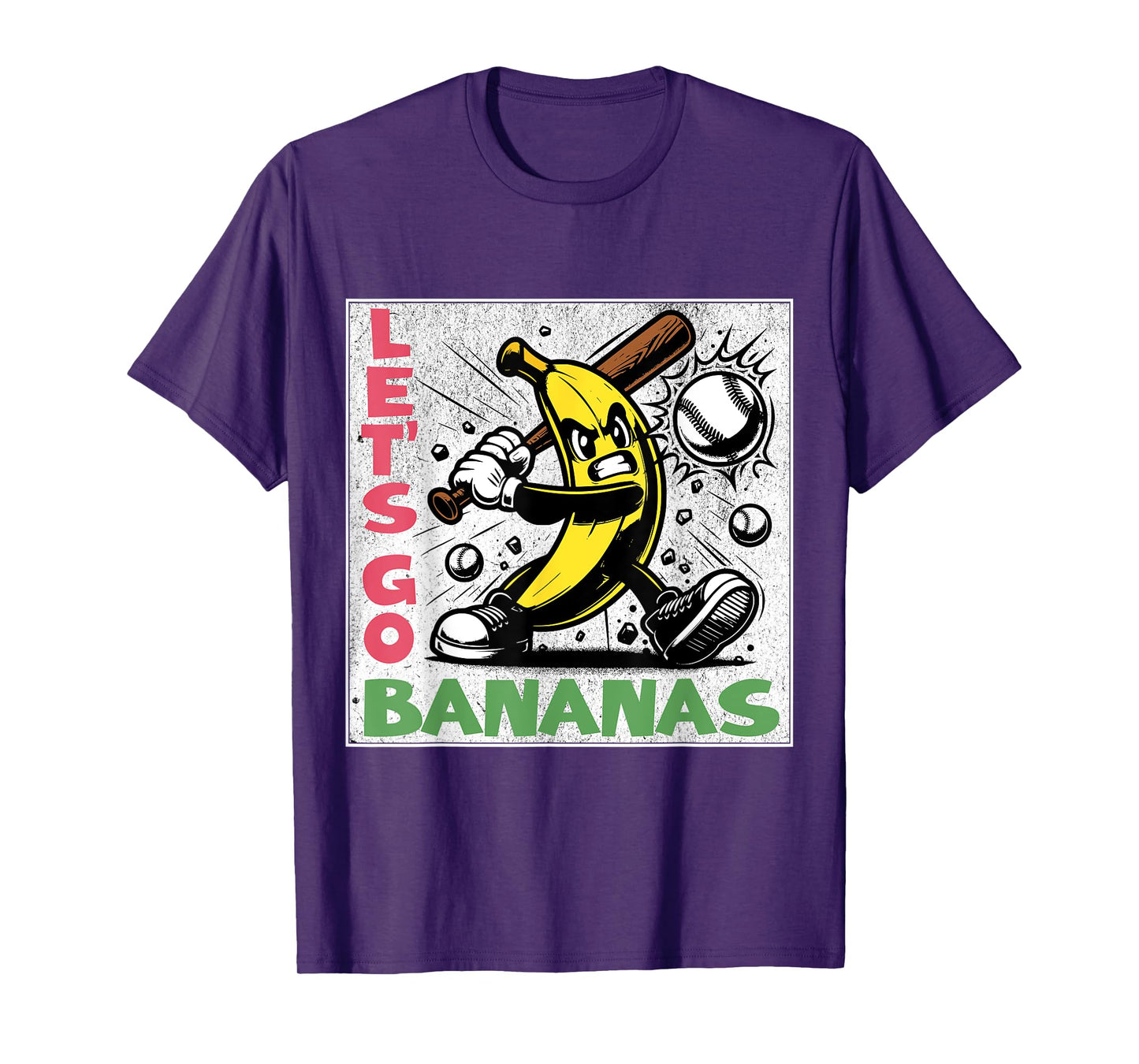Let's Go Bananas Funny Banana Youth Kids Boys Girls T-Shirt