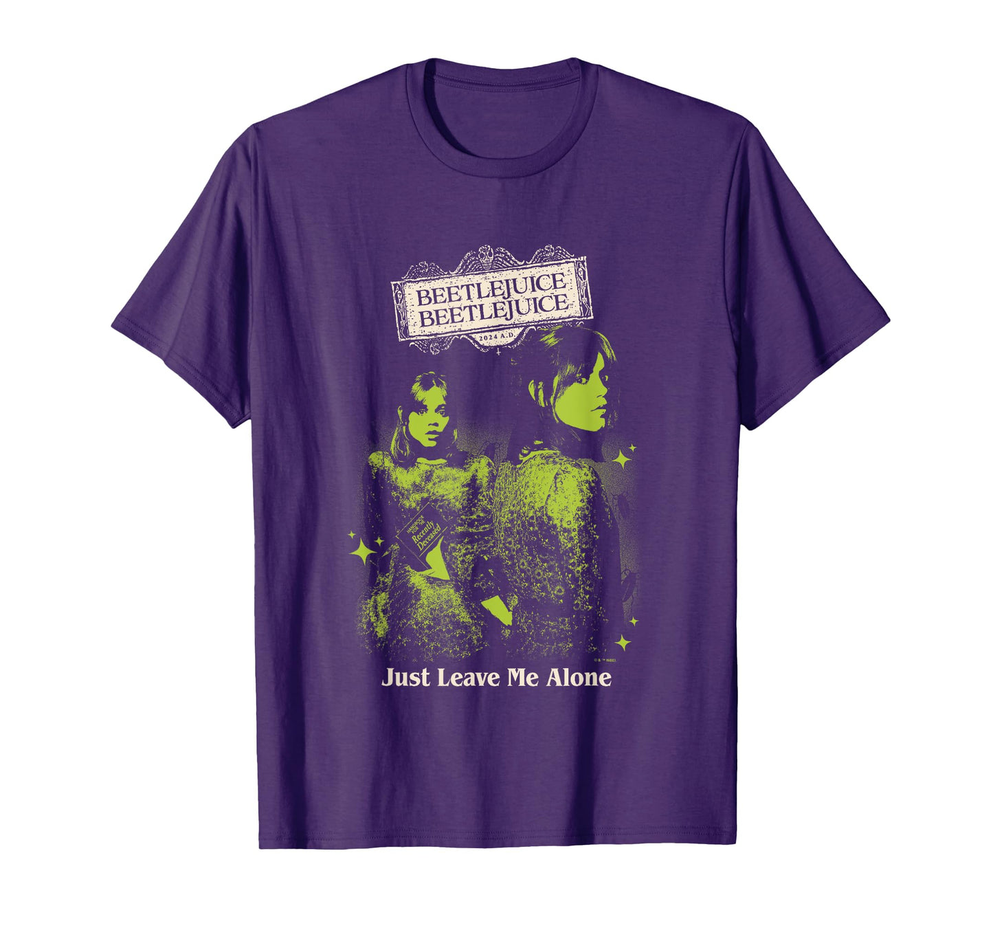 Beetlejuice Beetlejuice Just Leave Me Alone Astrid Vintage T-Shirt