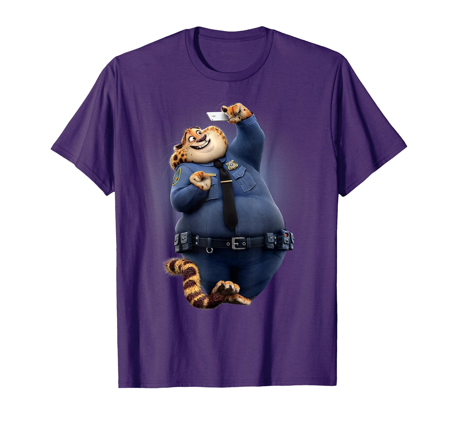 Disney Zootopia Officer Clawhauser Funny Selfie T-Shirt