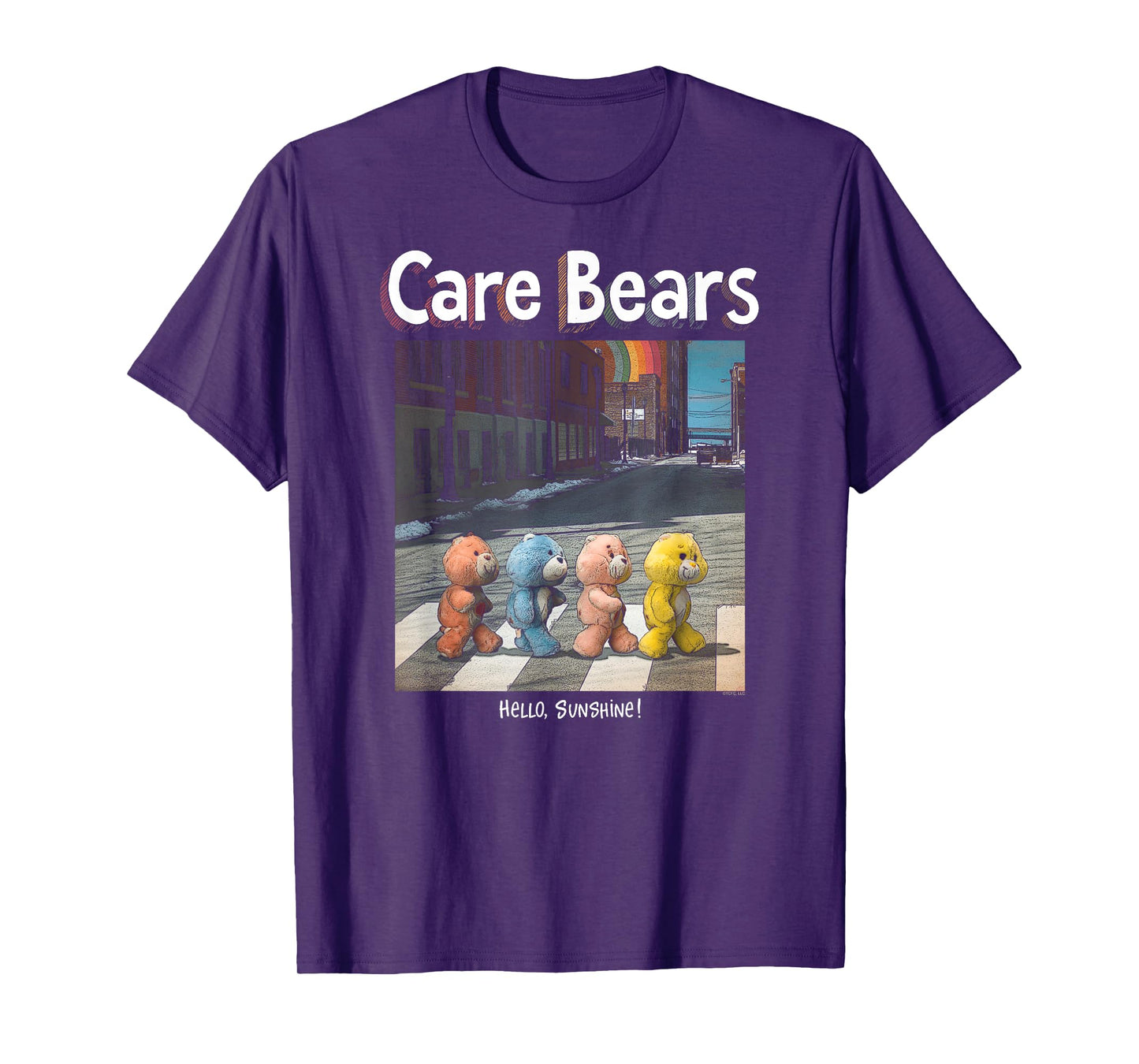 Care Bears Hello Sunshine Crosswalk Funny Cartoon T-Shirt