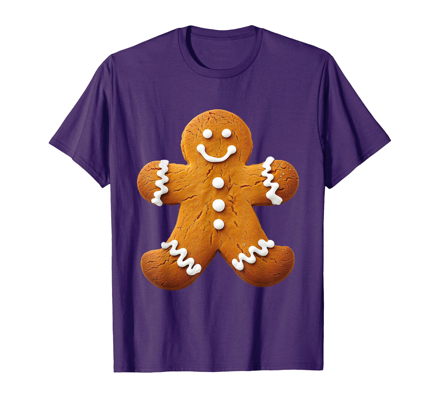 Gingerbread Man Costume Funny Halloween Christmas Graphic T-Shirt