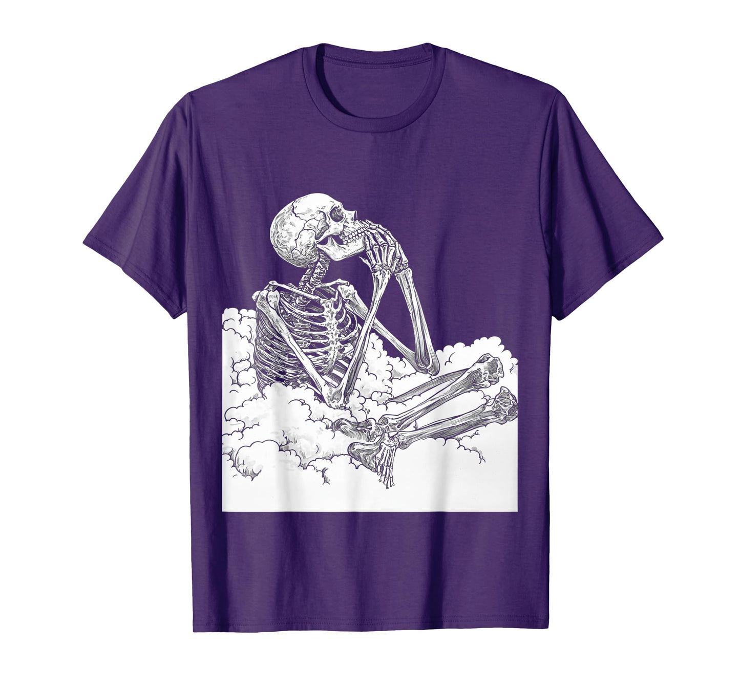 Skeleton Hands Praying Graphic Tee T-Shirt