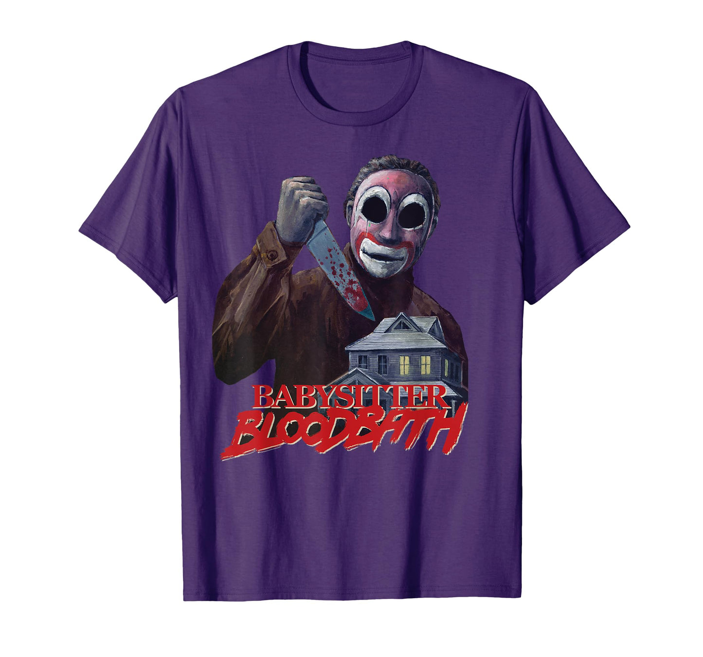 Babysitter Bloodbath Survival Horror Slasher Game Maniac T-Shirt