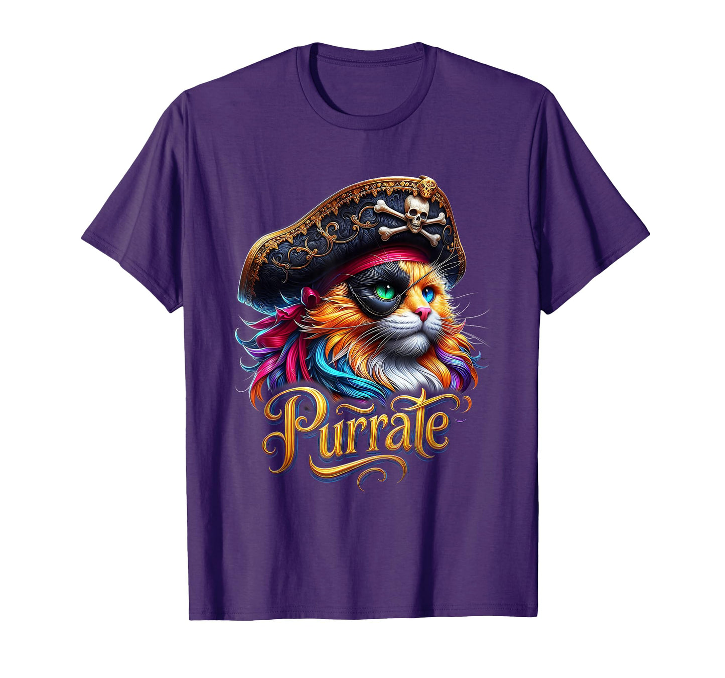 Cat Pirates Cat Purrate Cat Kitty Lover Adventure Memes T-Shirt