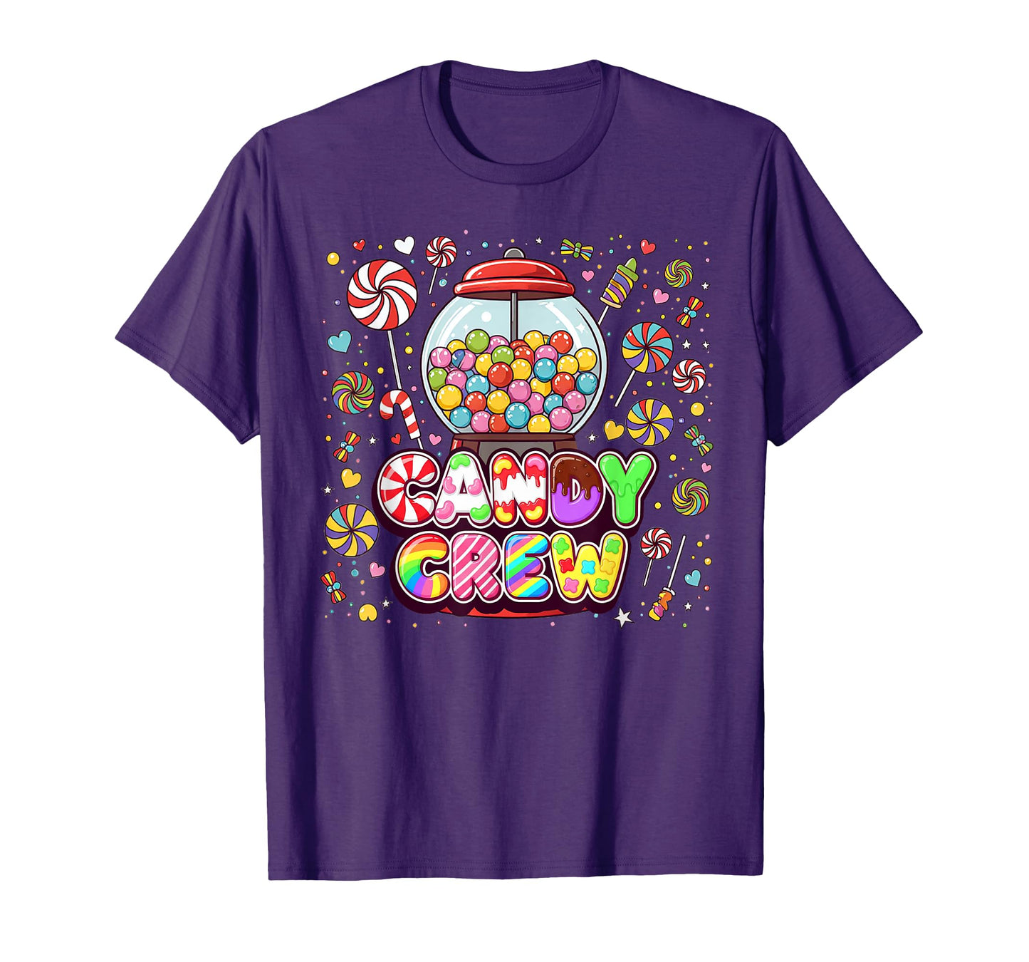 Candy Land Candy Crew Party Halloween Costumes Candy Squad T-Shirt