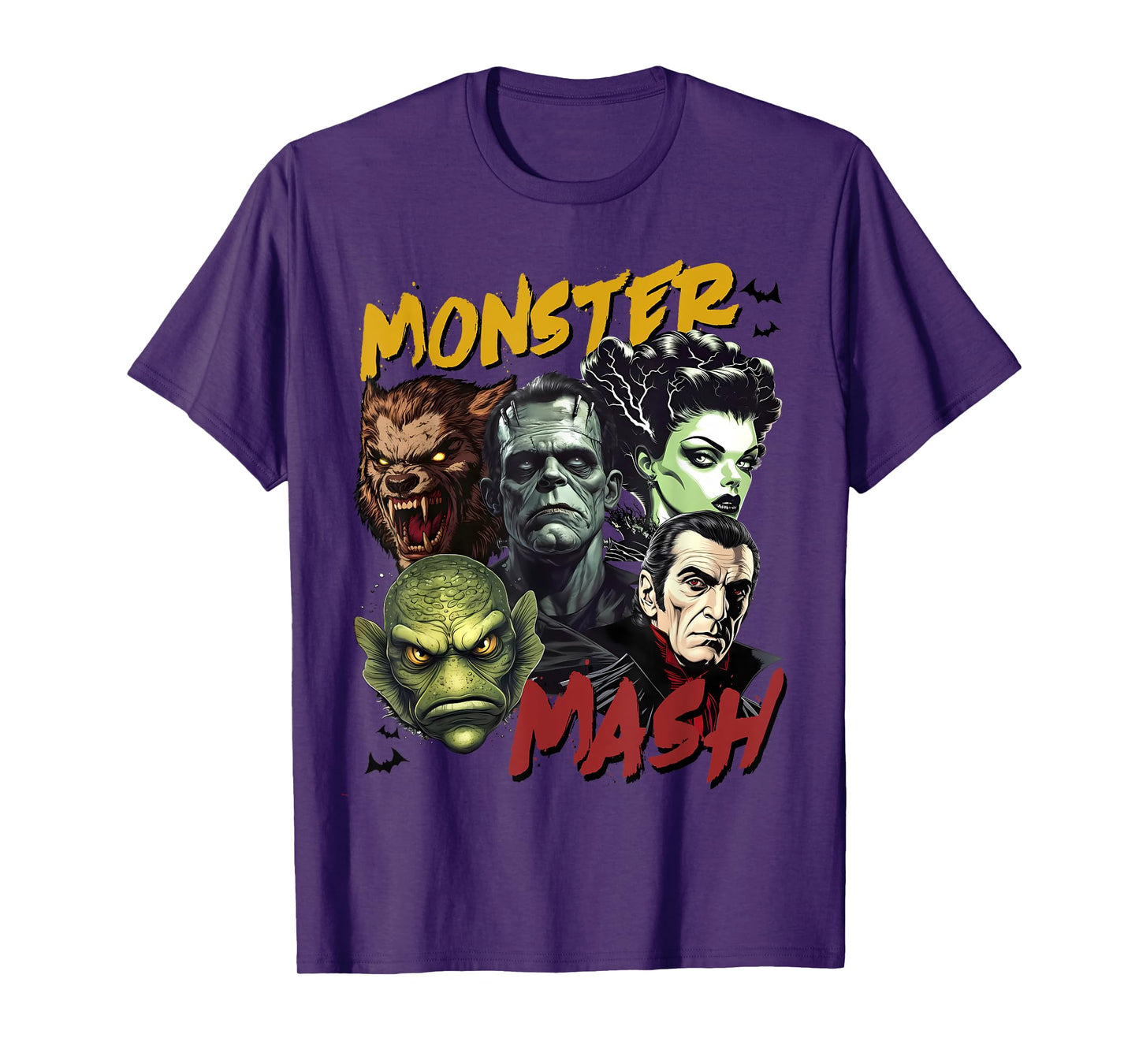 Horror Scary Monster Lover Vampire Frankenstein Halloween T-Shirt