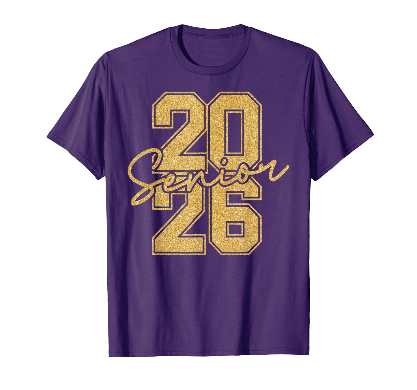 Senior 2026 Class of 2026 Gold Black Senior Graduation Gift T-Shirt