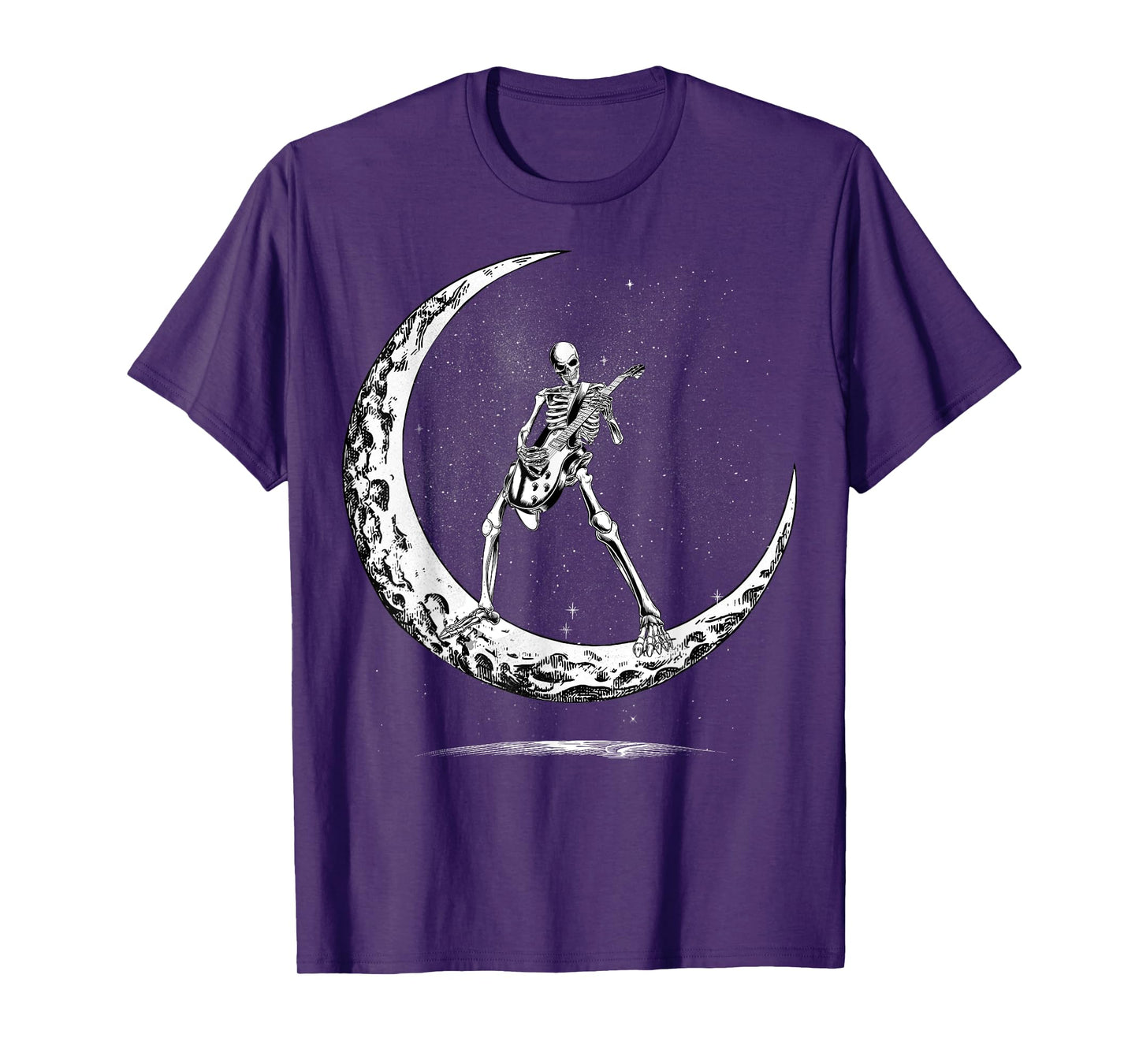 Skeleton Playing Guitar Rock And Roll Band For Men Kids T-Shirt