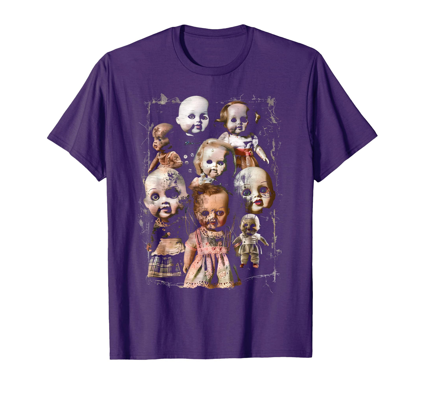 Creepy Dolls Haunted Possessed Horror Movie Goth Alt Scary T-Shirt