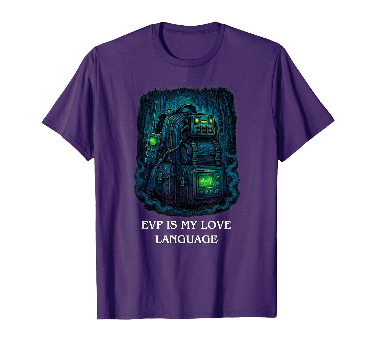 Funny Paranormal Investigation with EVP Detector Equipment T-Shirt