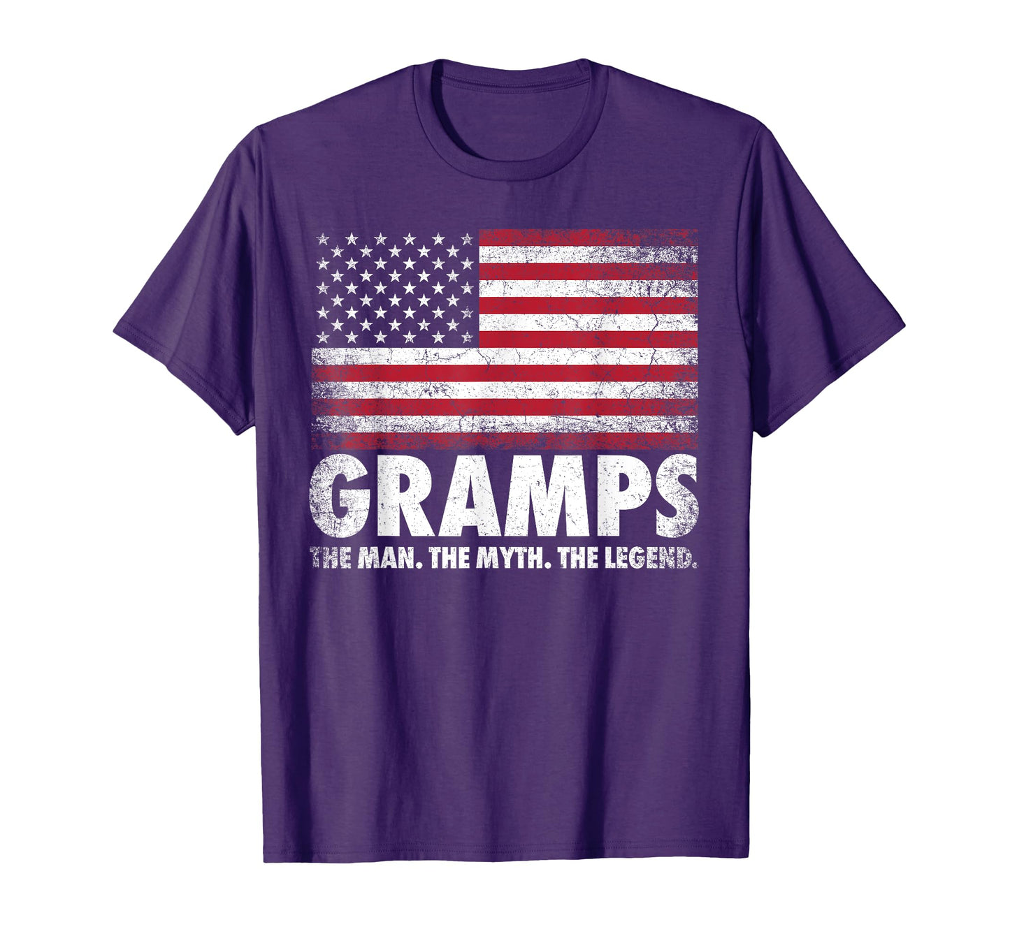 Gramps The Man Myth Legend Father's Day 4th of July Grandpa T-Shirt