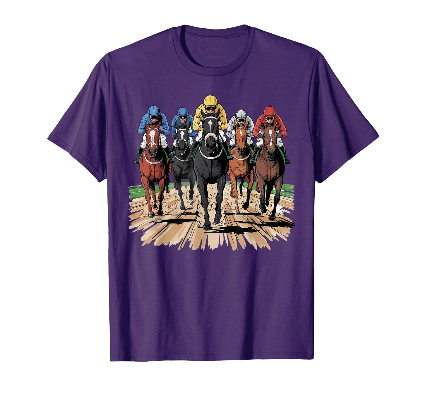 Horse Racing Jockey Racer Derby Rider Gifts Men Women Kids T-Shirt