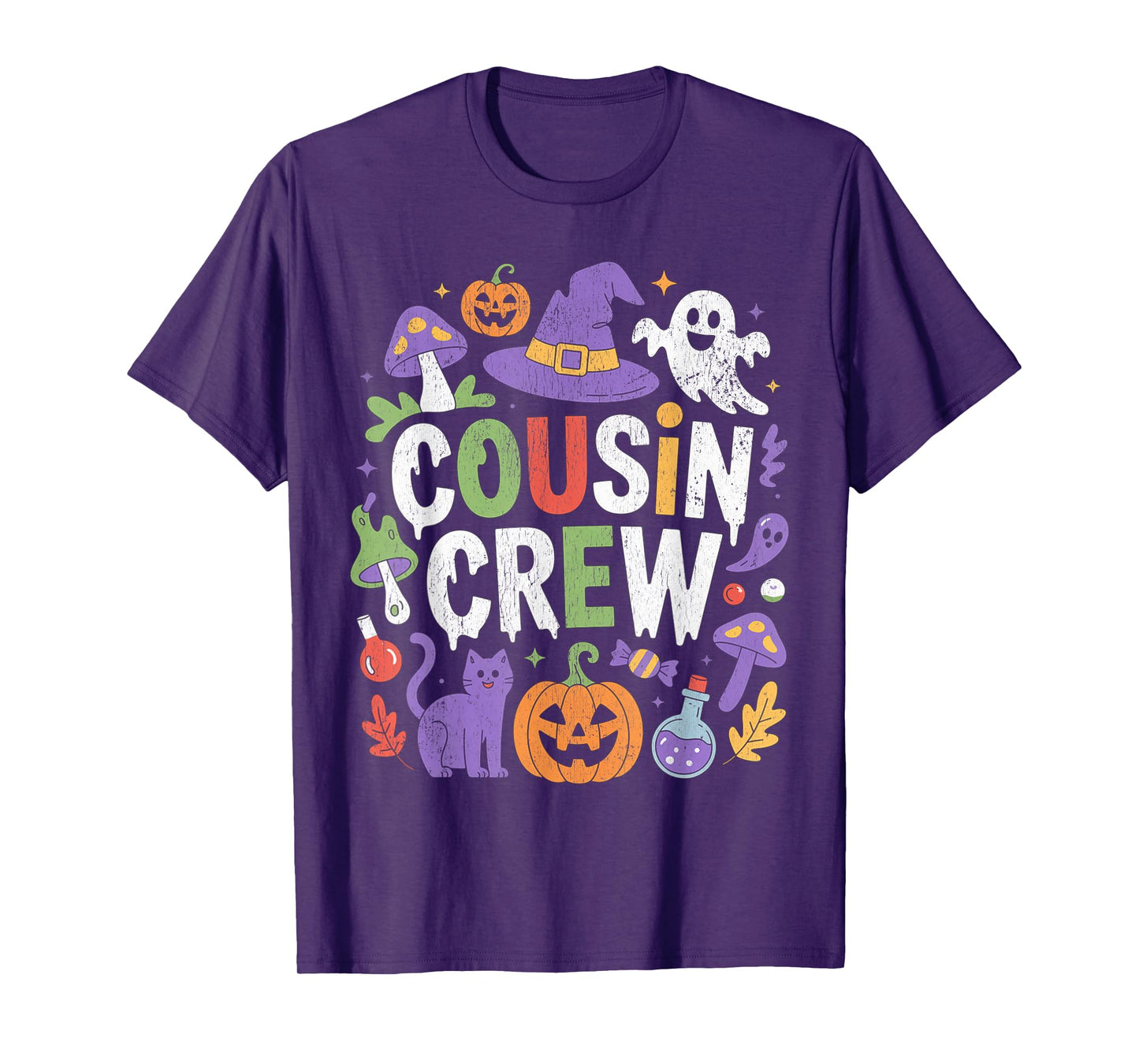 Halloween Cousin Crew Boo Pumpkin for Kid Girl Boy Toddler T-Shirt