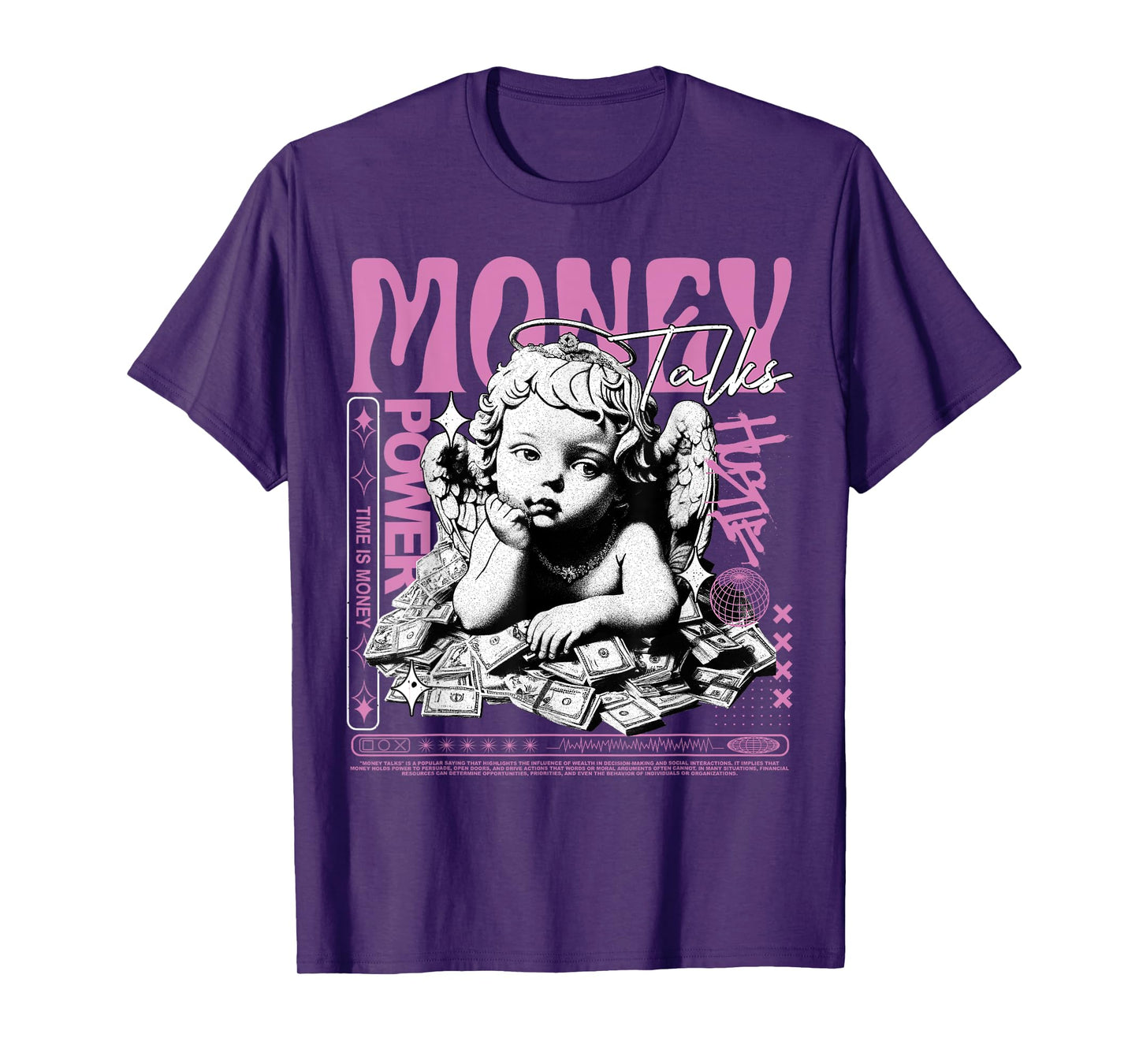 Money Talks Orchid 4s Matching Tee For Men Women T-Shirt