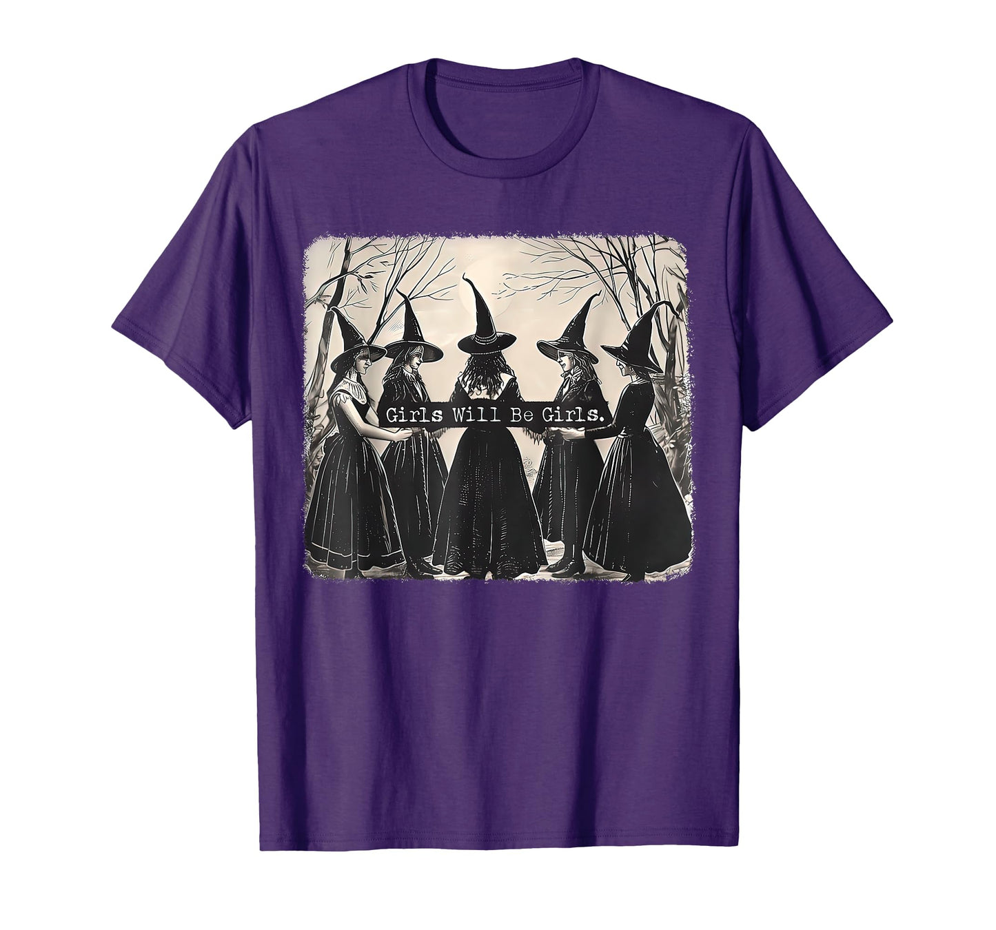 Girl Will Be Girl Witch Halloween T-Shirt