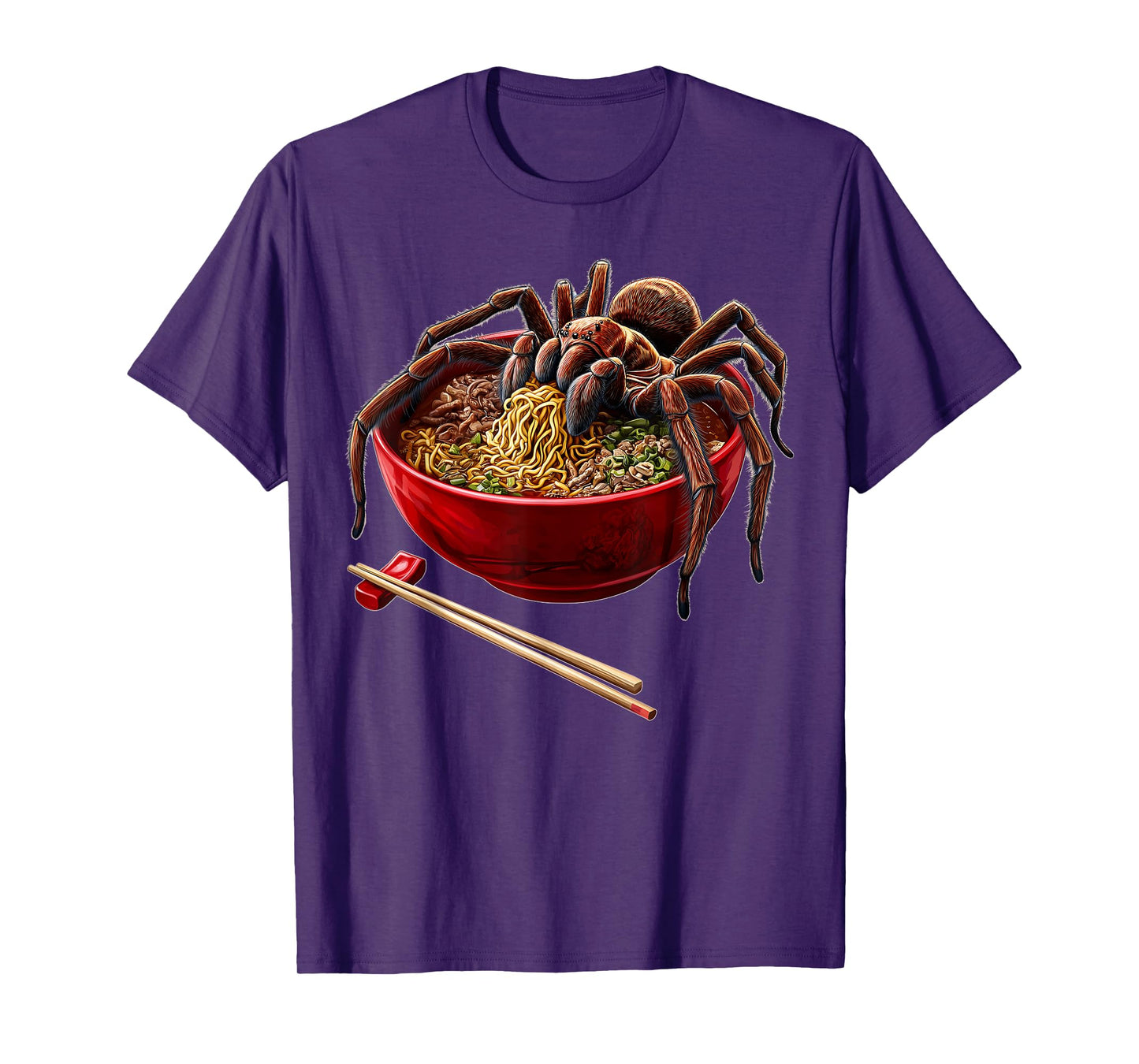Tarantula Spider Japanese Noodles T-Shirt