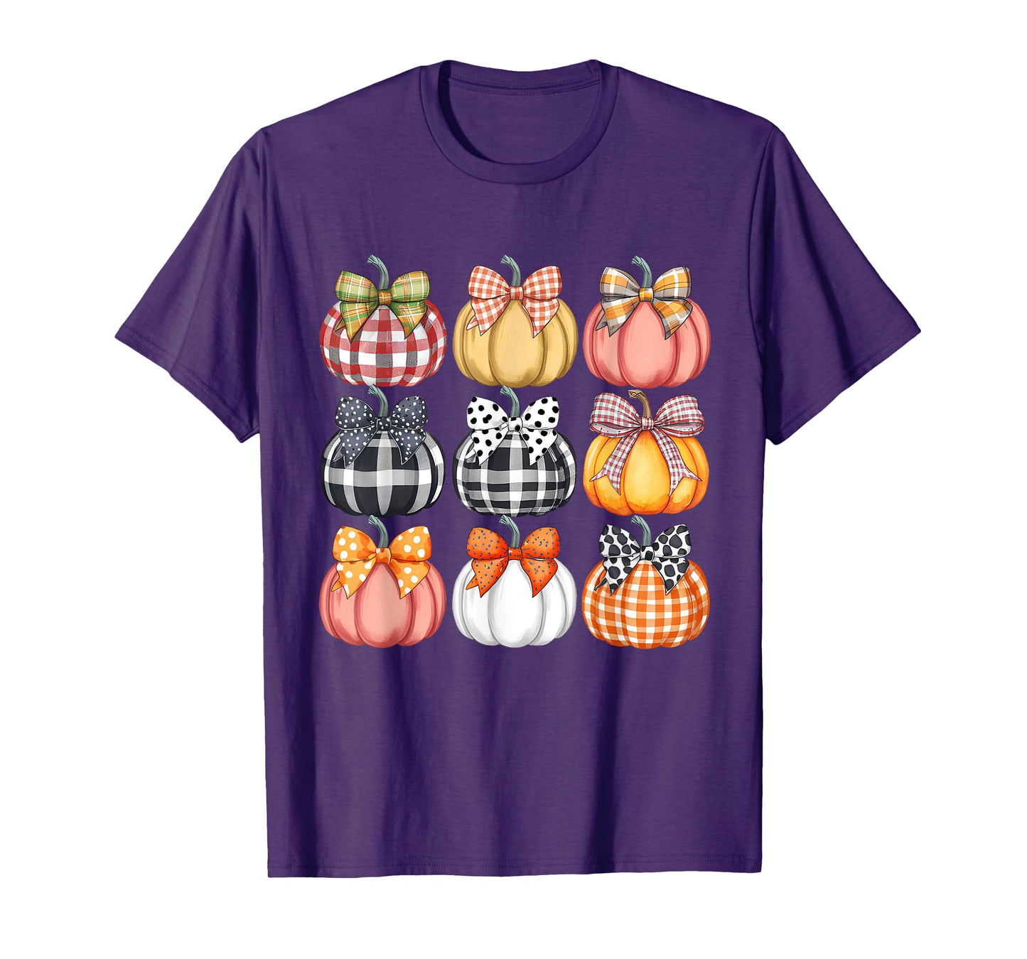 Pumpkin Coquette Bow Fall Halloween Costume Spooky Season T-Shirt