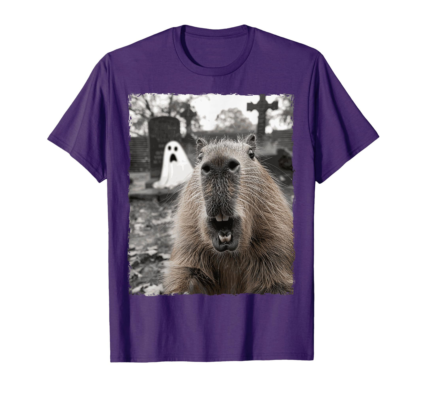 Funny Capybara Halloween Costume T-Shirt