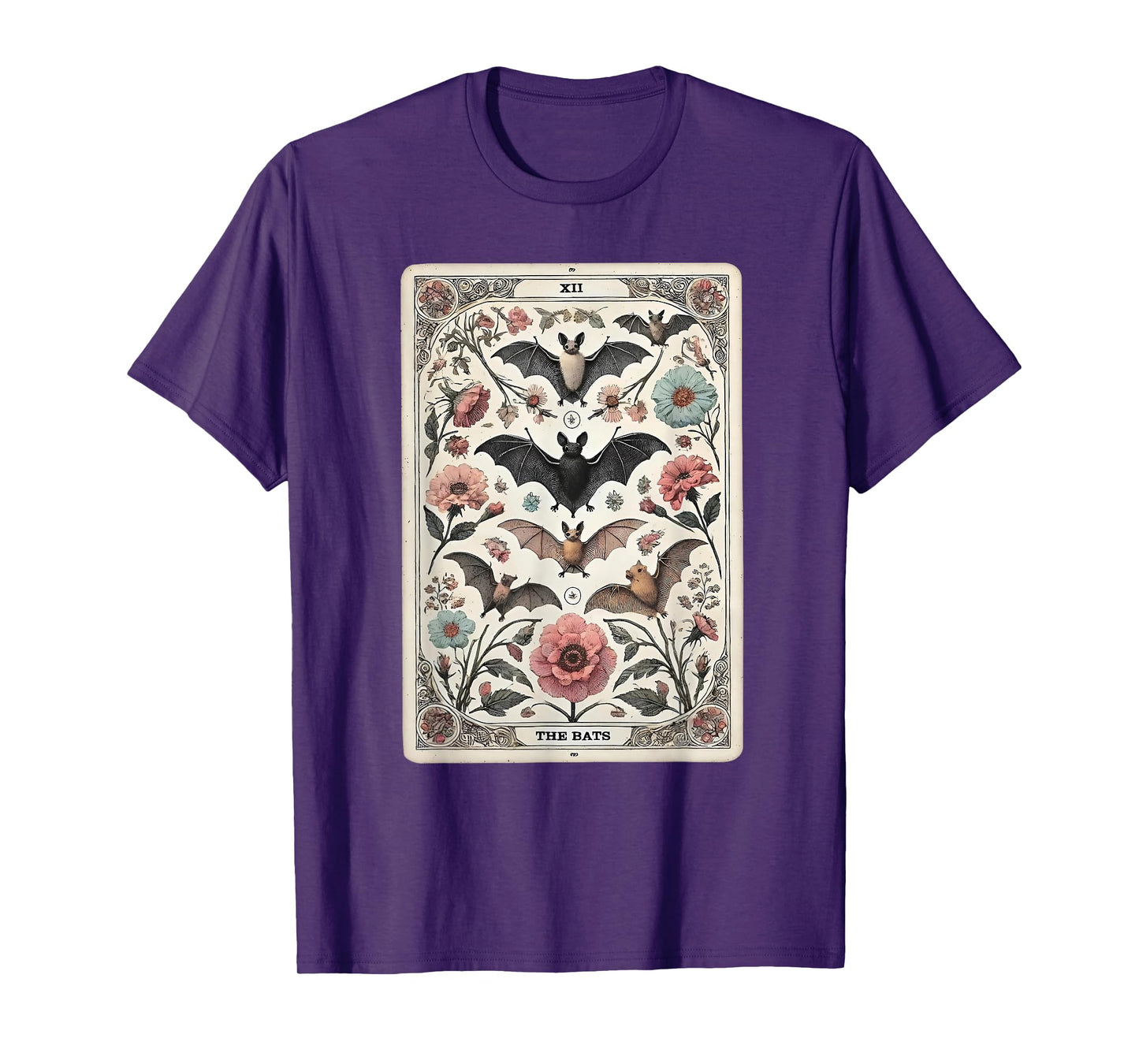 The Bats Tarot Card Halloween Spooky Season Trick Or Treat T-Shirt