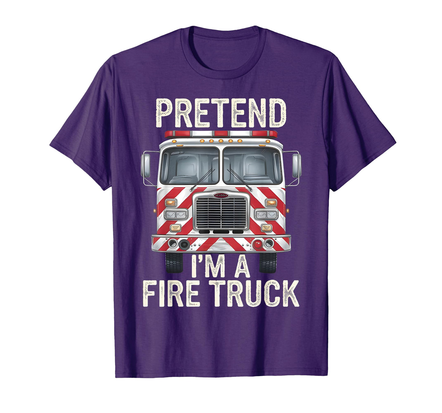Fire Truck Halloween Costume Pretend I'm A Fire Truck T-Shirt