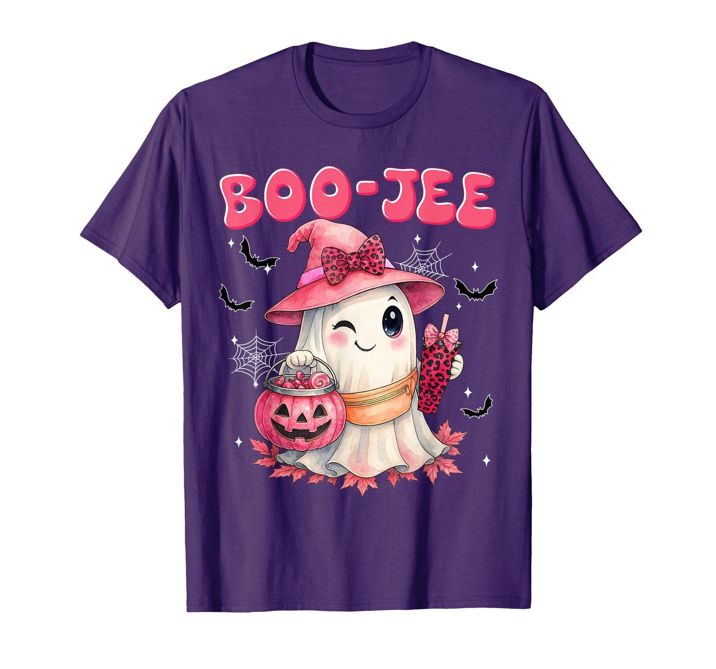 Spooky Season Cute Boo Jee Boujee Halloween Costumes Girls T-Shirt