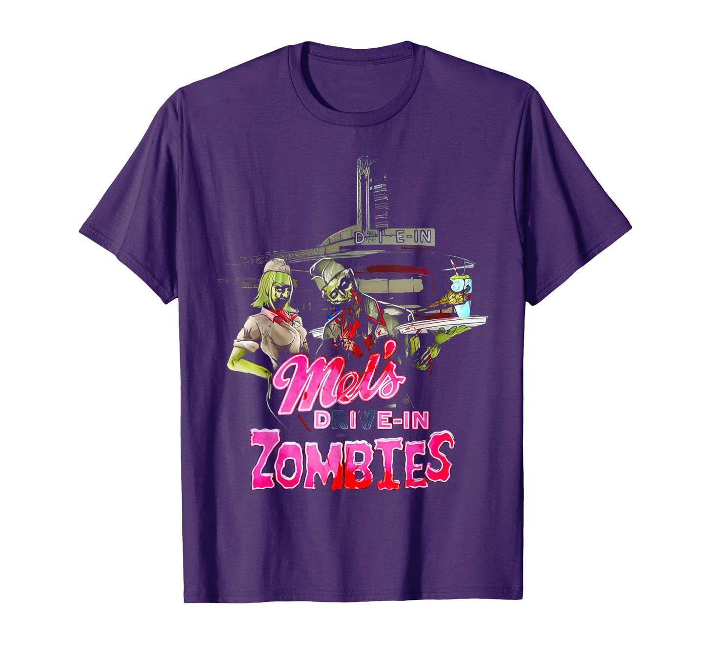 Mel's Die-in Zombies Halloween T-Shirt