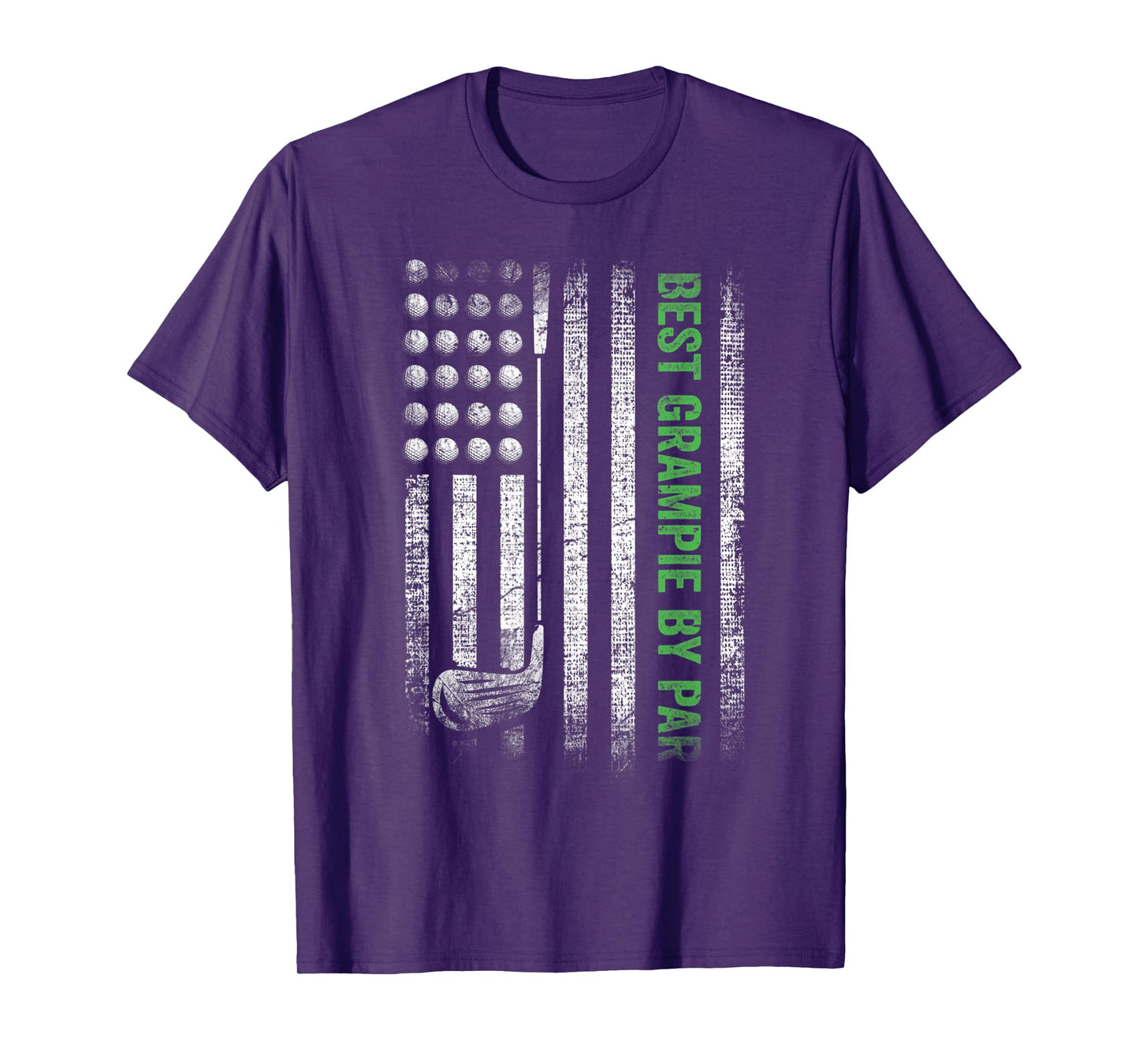 Mens Funny Best Grampie By Par Father's Day Golf T-Shirt