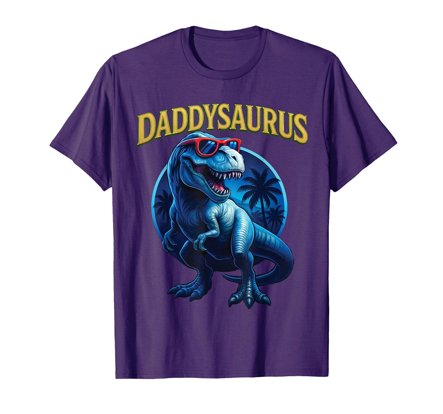 Cute Daddysaurus T-Rex Dad Dinosaur Daddy Saurus Fathers Day T-Shirt