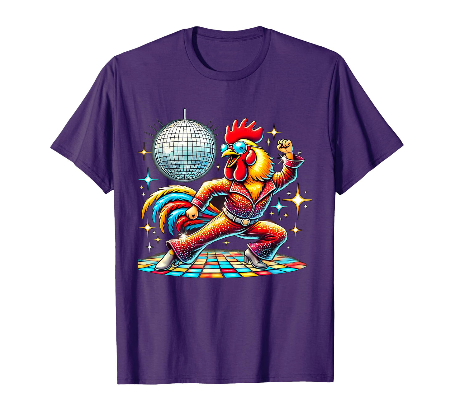 Aesthetic Rooster Disco T-Shirt