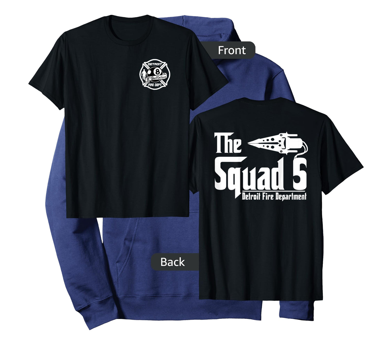 The Squad 5 Detroit Fire Department by JaySinMyers T-Shirt