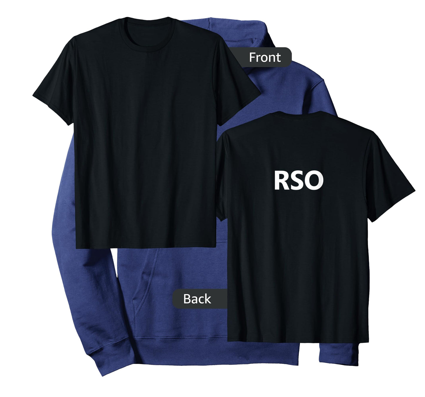Range Safety Officer RSO Gun Job Employee (BACK PRINT) T-Shirt