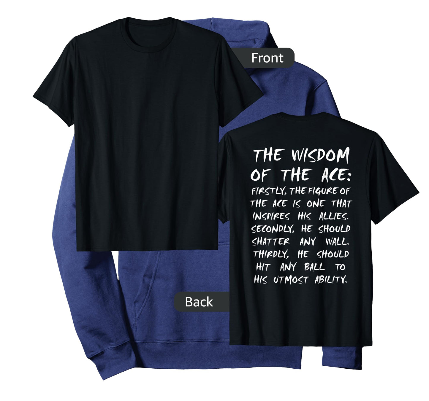 Ace Owl Volleyball Wisdom Anime Manga Cosplay T-Shirt