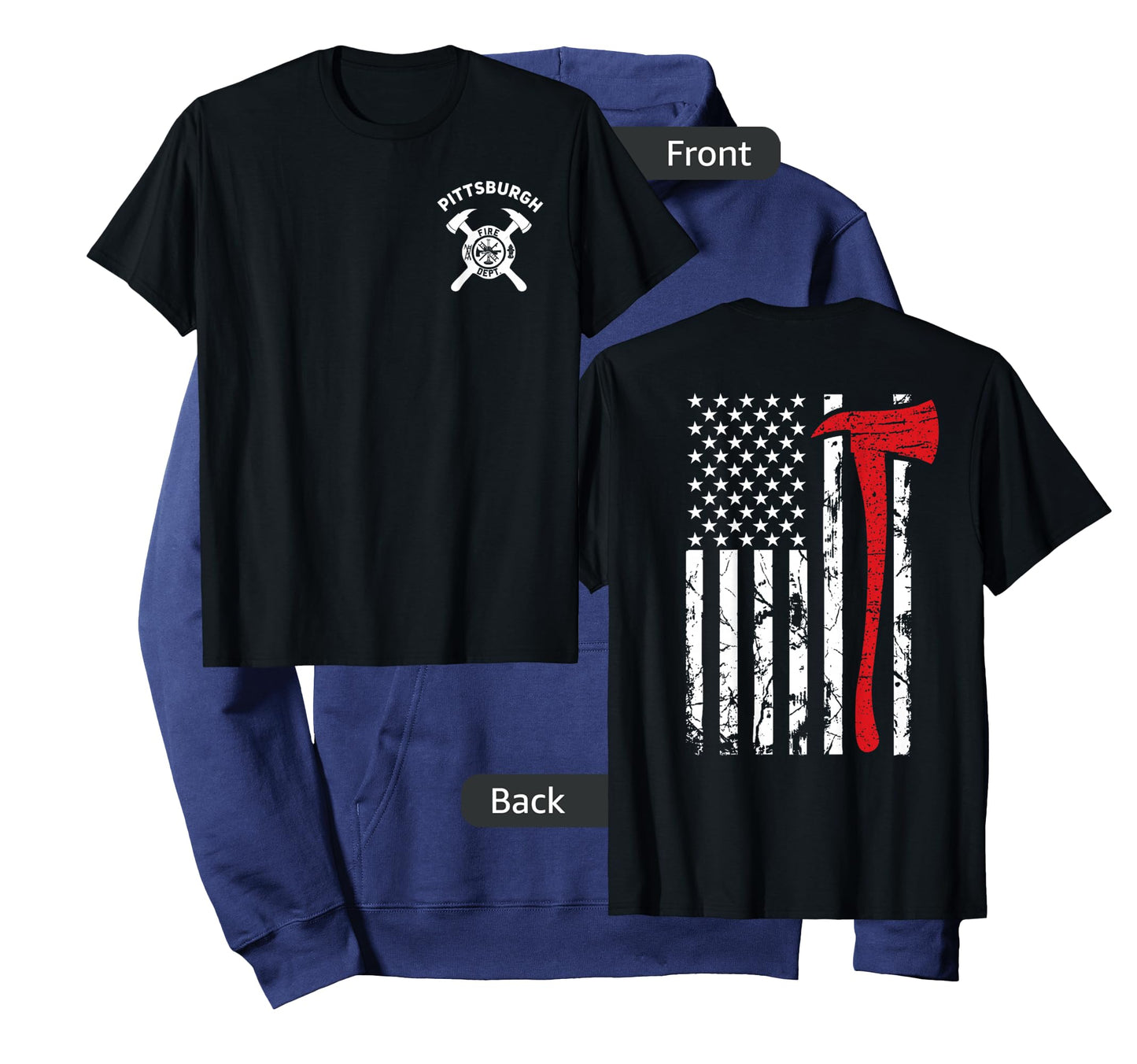 City Of Pittsburgh Fire Department Pennsylvania Firefighter T-Shirt
