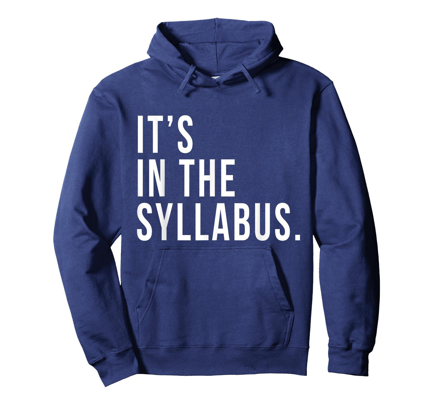 It's In The Syllabus T-Shirt Teacher Professor Funny Sarcasm T-Shirt