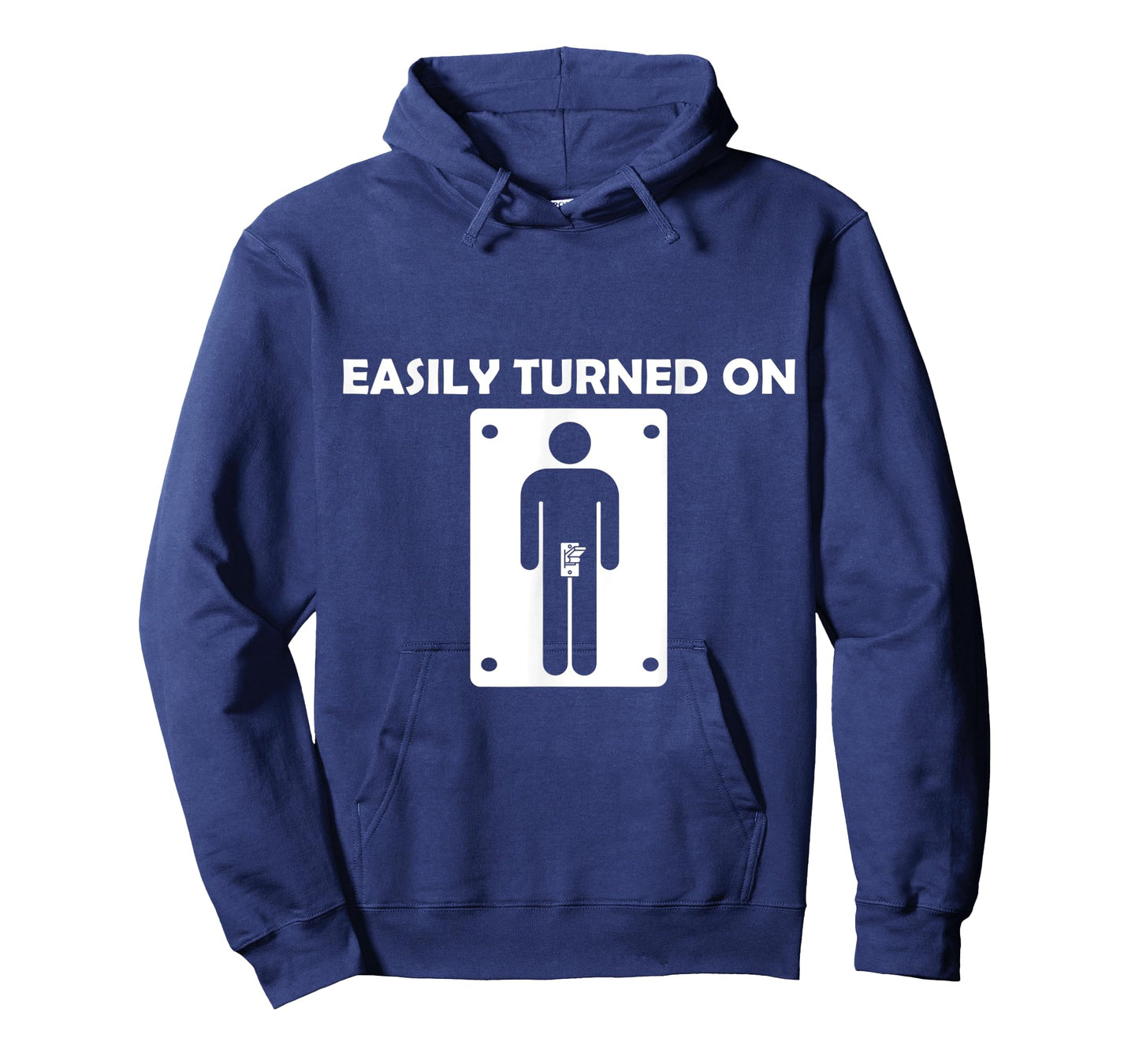 Easily Turned On - (Funny T-Shirt) T-Shirt
