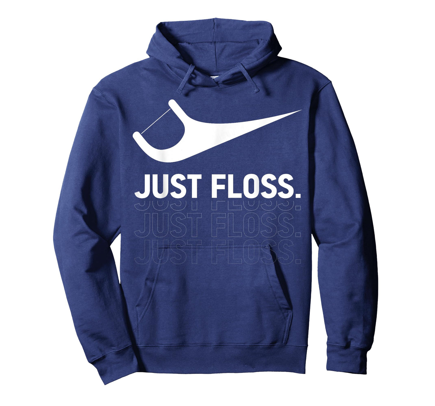 Just Floss, Funny Dental Novelty Design for Dental Team T-Shirt