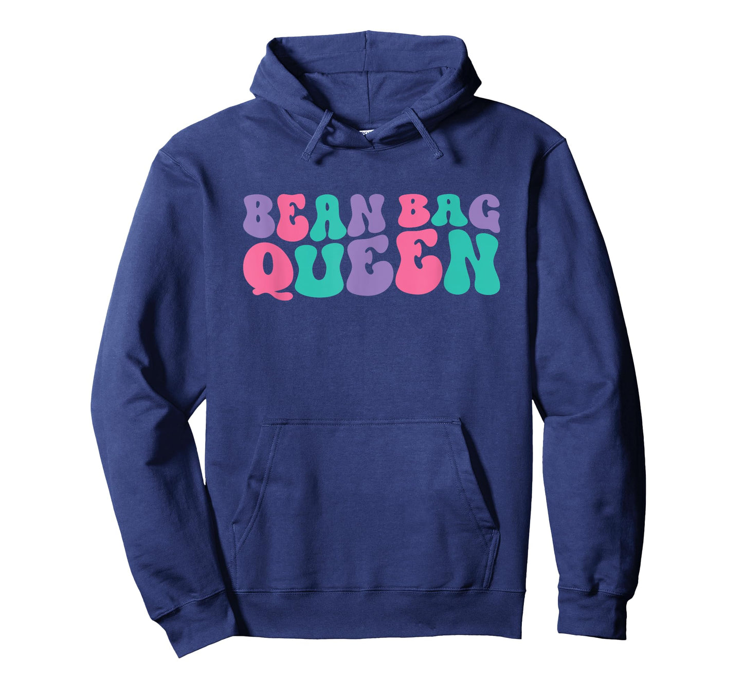 Bean Bag Queen Womens Bean Bag Toss Retro Vintage Wavy T-Shirt