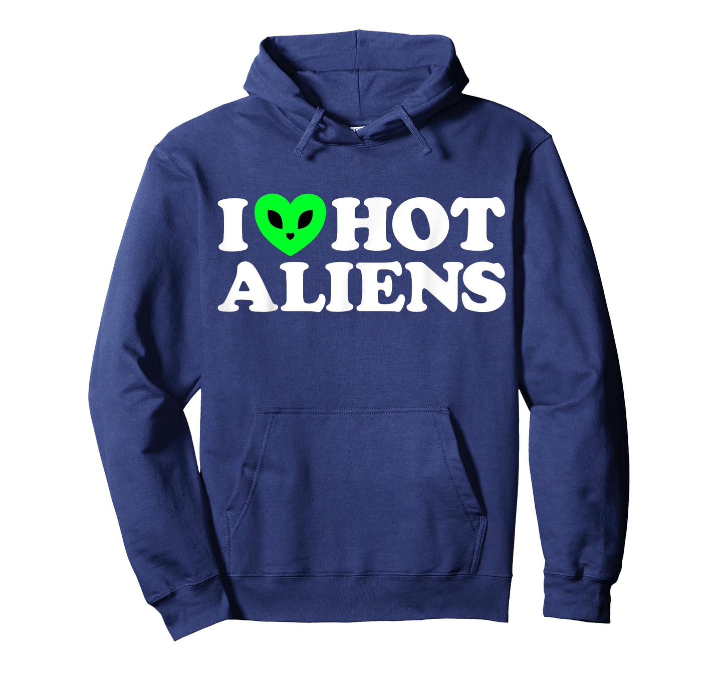 I Love Hot Aliens Funny Extraterrestrial SciFi ET Space UFO T-Shirt