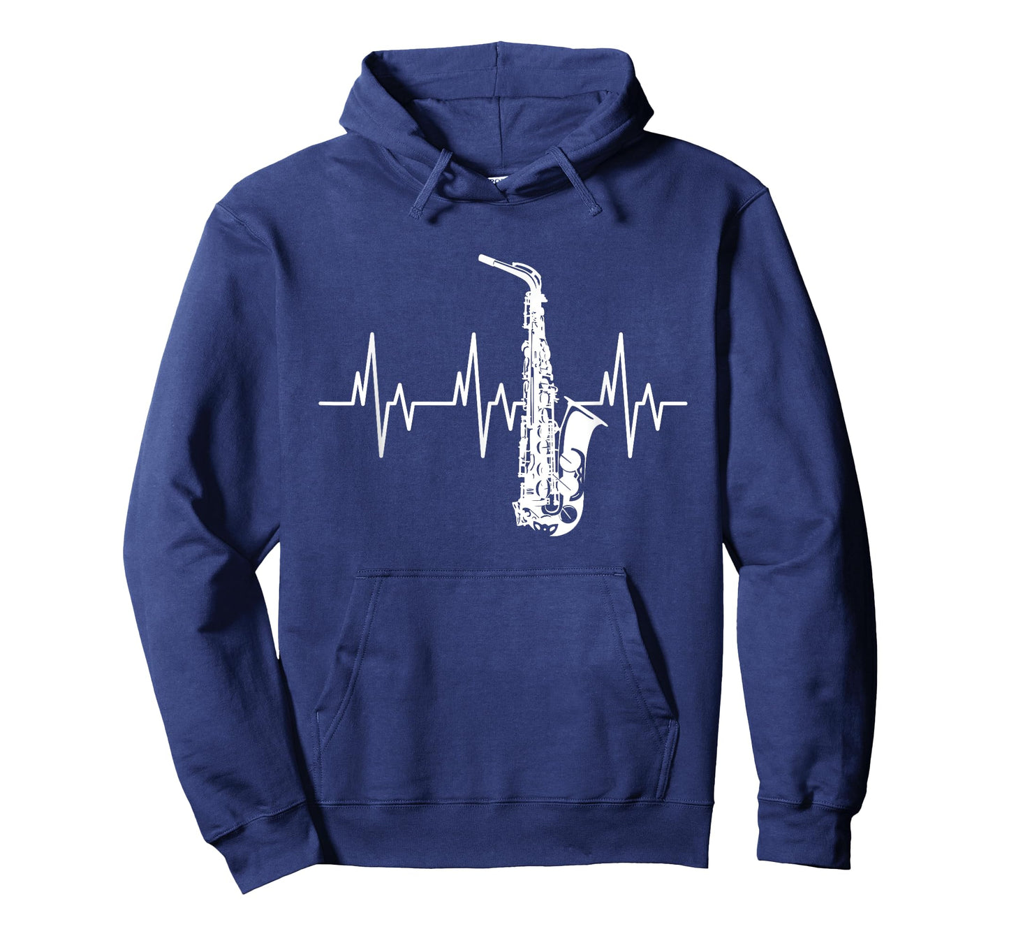 Saxophone Heartbeat Funny EKG Sax Player Gift Men Women Kids T-Shirt