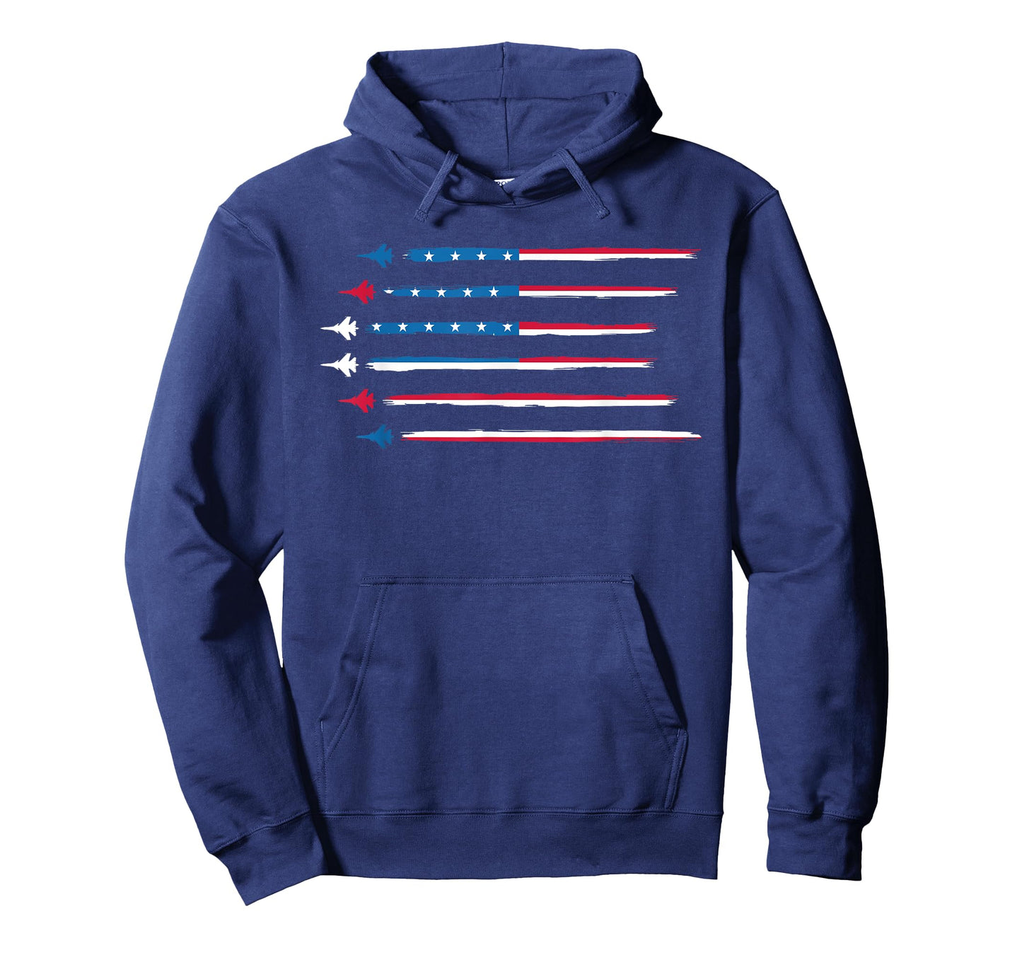 American Flag Military Jet Plane Aviation T-Shirt