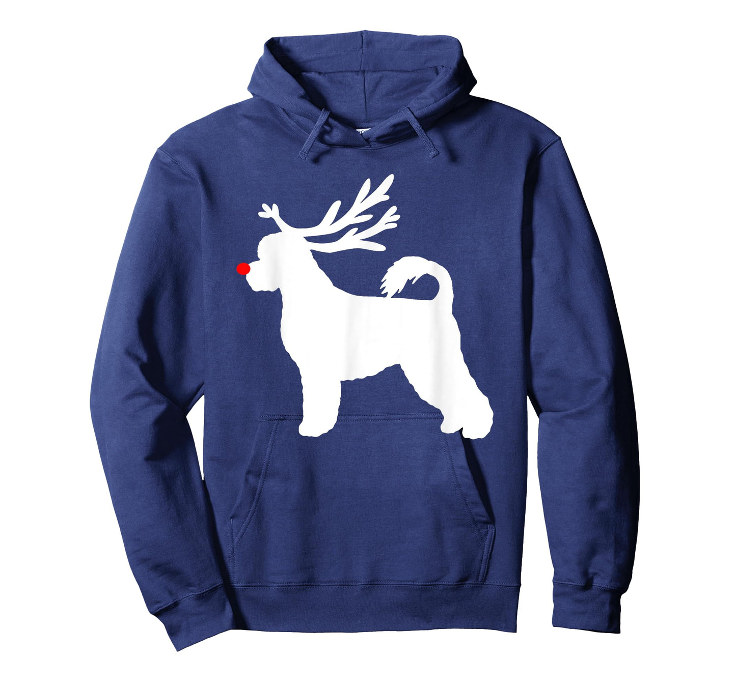 Funny Portuguese Water Dog Christmas Reindeer Antlers Xmas T-Shirt