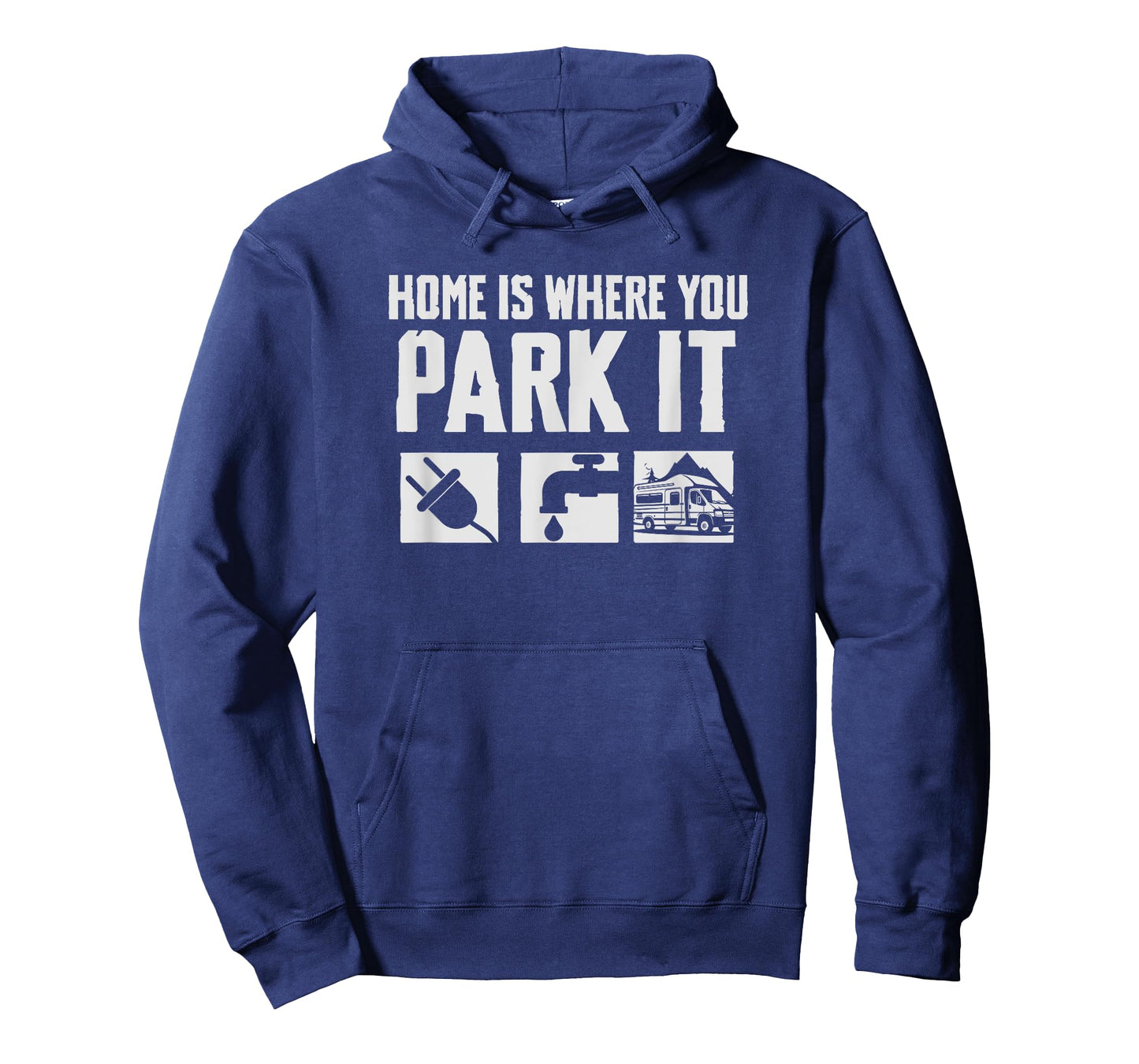 Home is Where You Park It RV Camping Van T-Shirt