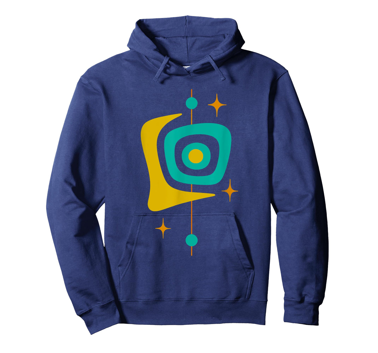 Mid Century Modern Atomic Boomerang Design T-Shirt