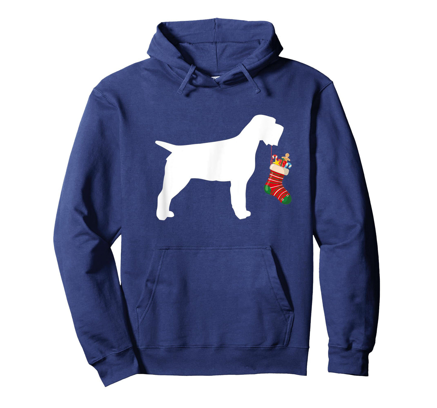 Wirehaired Pointing Griffon Christmas Stocking Stuffer Dog Men Women Kids T-Shirt