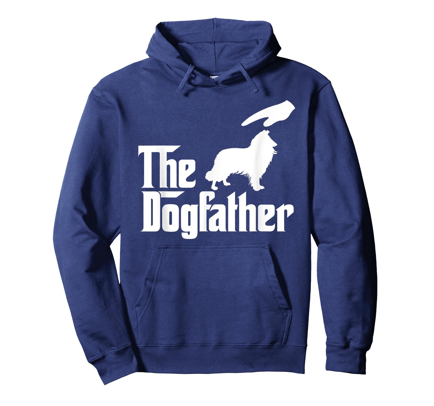 Rough Collie Dog Dad The DogFather Funny Dogs Lovers T-Shirt for Men Women Kids