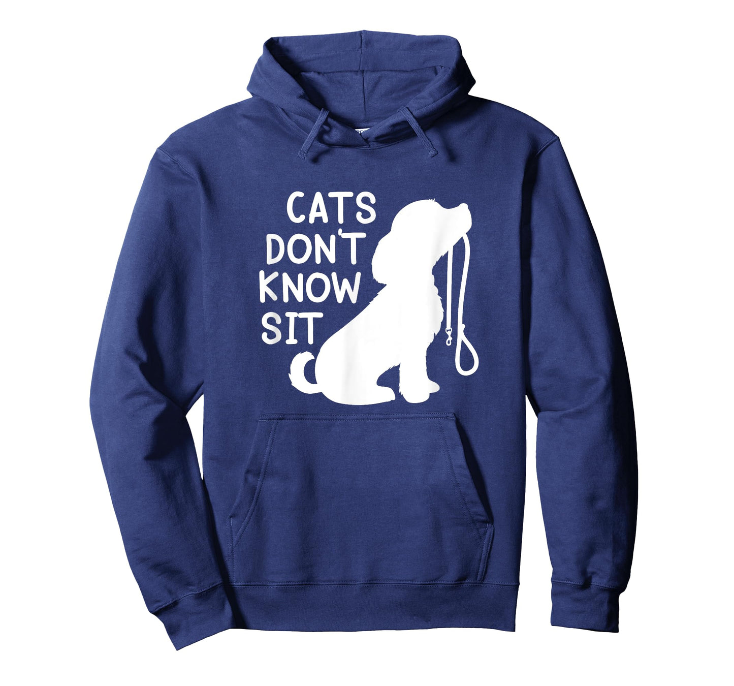 Cats Don't Know sit funny dog obedience training T-Shirt for Men Women